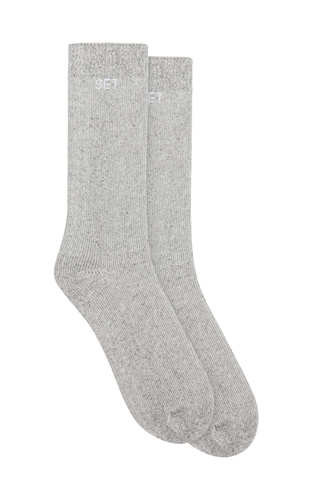 Set Sweatshirt Sock - Stone Heather Grey