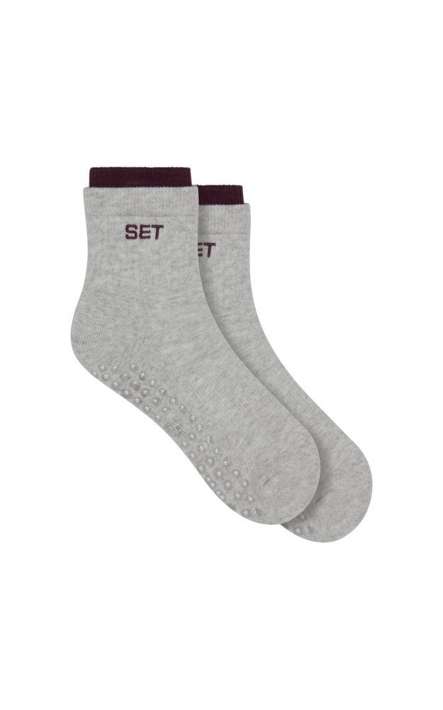 Set Layered Grip Socks - Beret