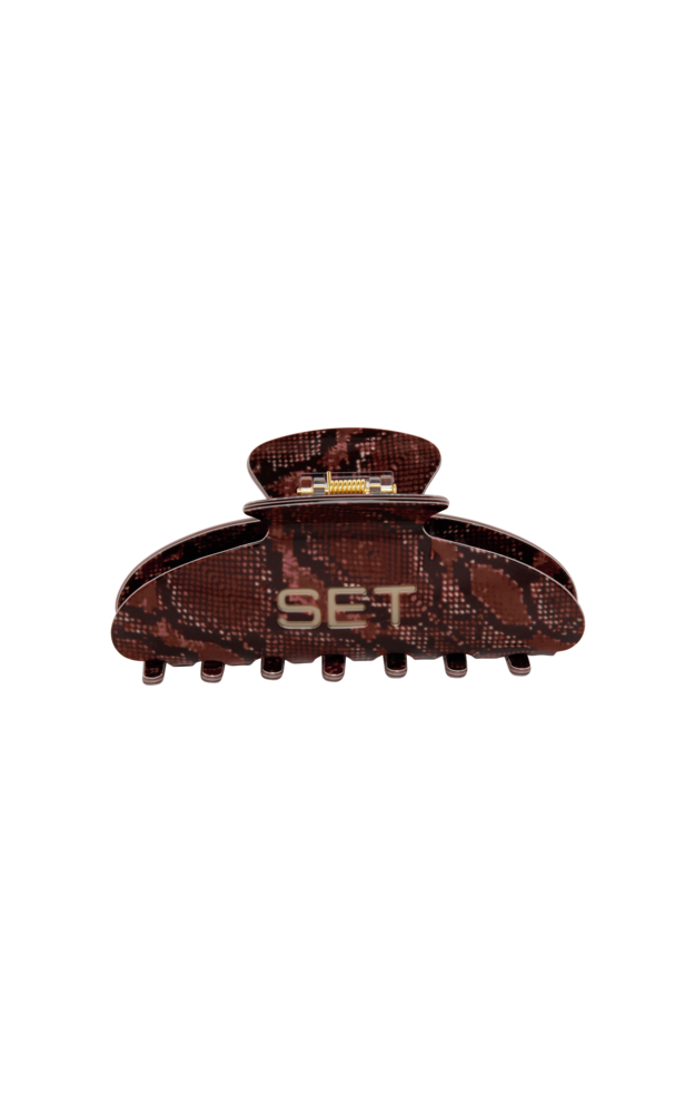 Set Animal Print Claw Clip - Viper