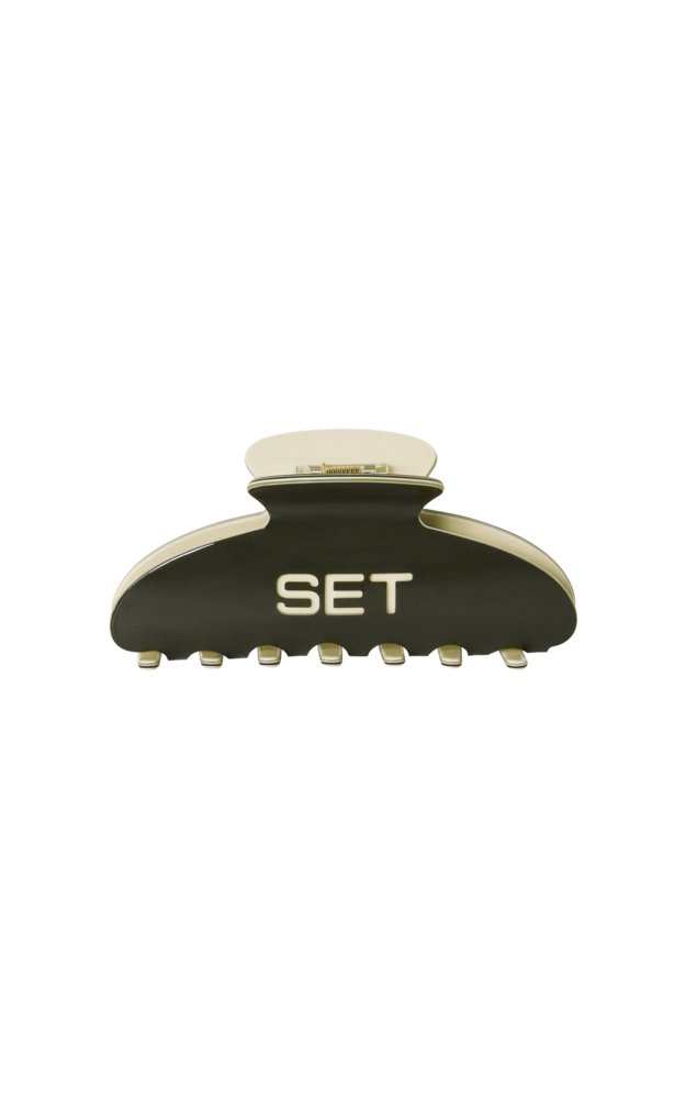 Set Color Block Claw Clip - Courtside