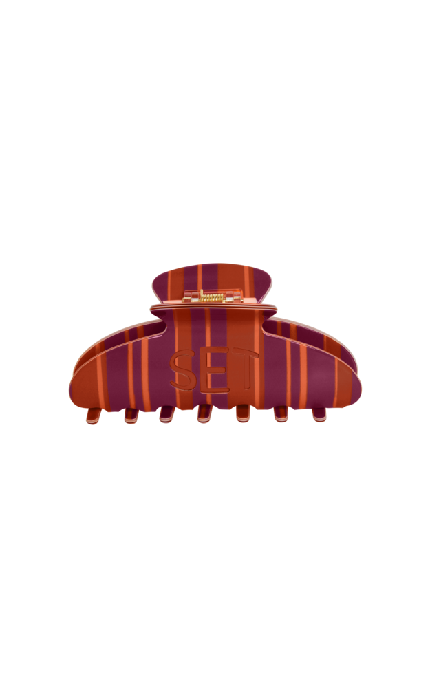 Set Stripe Claw Clip - Heatwave