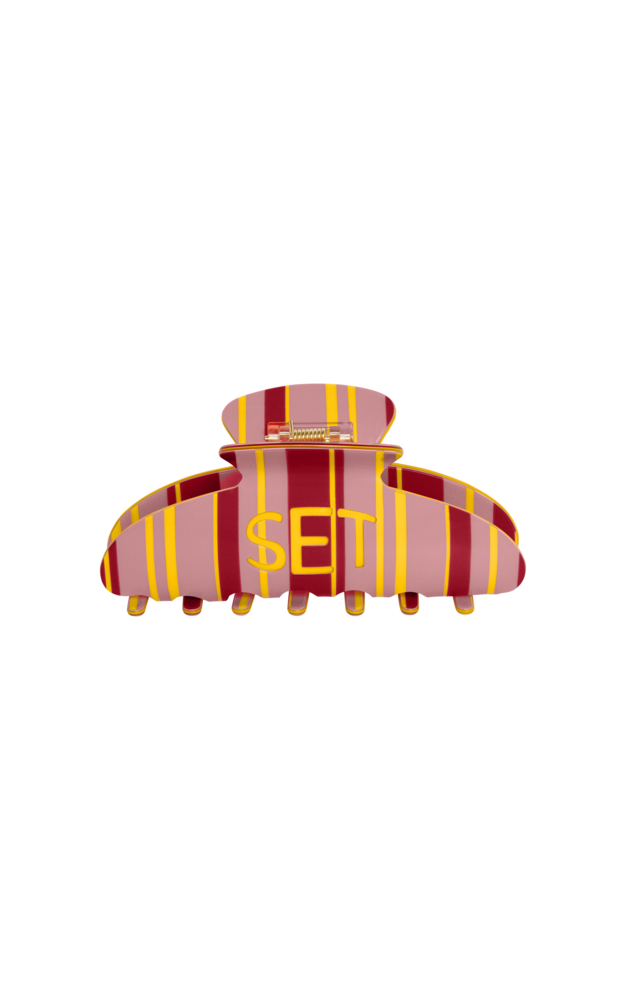 Set Stripe Claw Clip - Sunrise