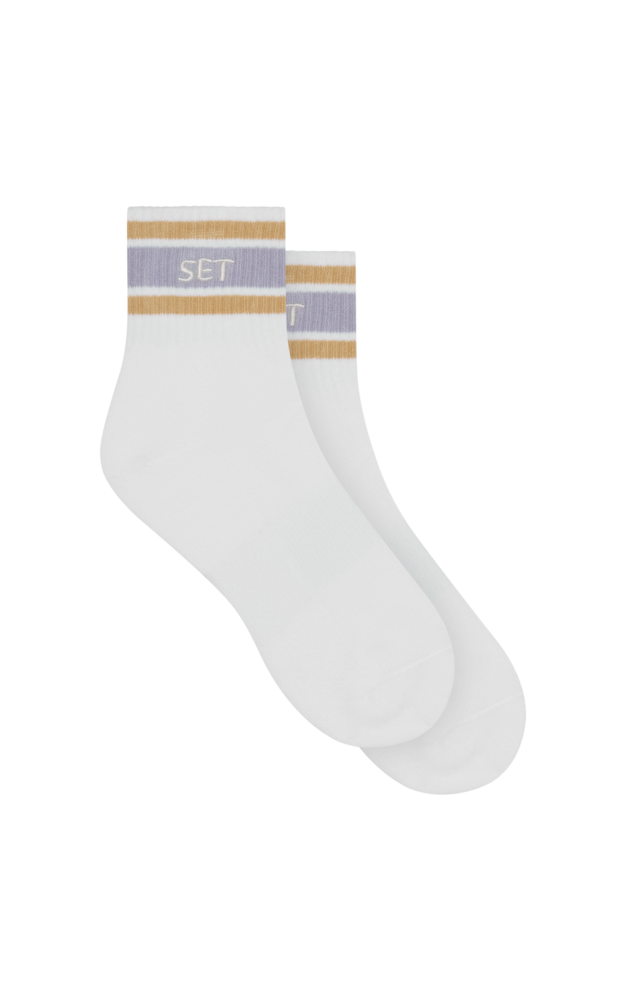 Set Stripe Shorty Socks - Palmetto