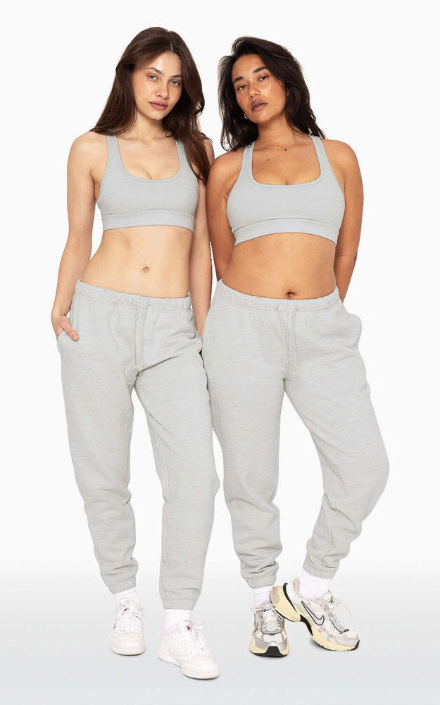 Heavyweight Sweats Drawstring Sweatpants - Heather Grey - Image 7