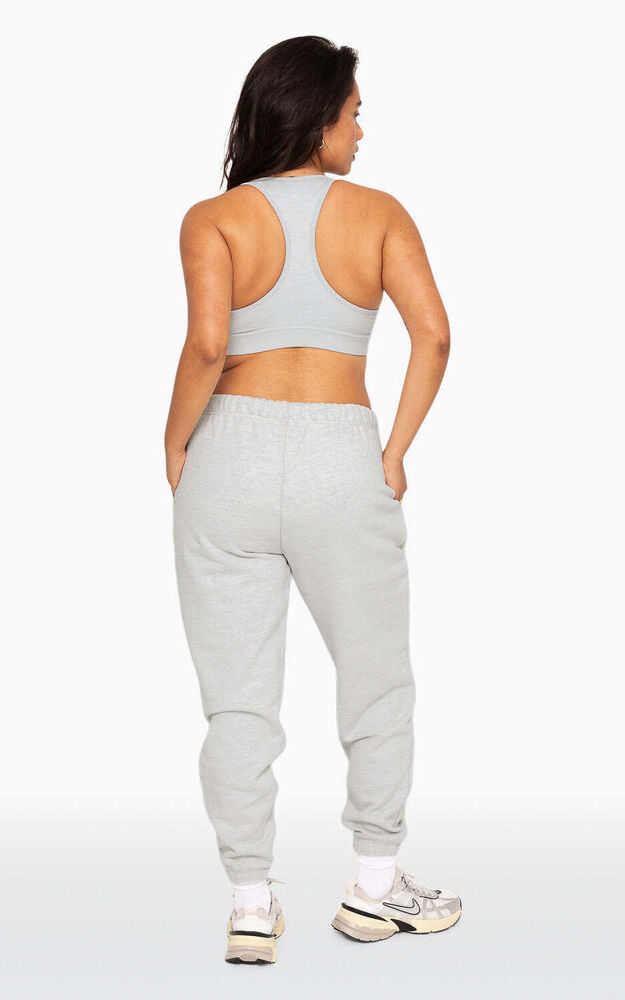 Heavyweight Sweats Drawstring Sweatpants - Heather Grey - Image 6