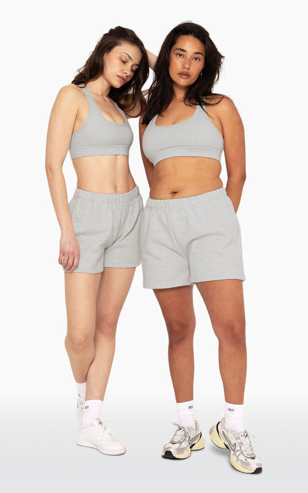 Heavyweight Sweats Sweat Shorts - Heather Grey - Image 7