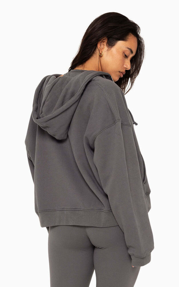 Heavyweight Sweats Zip Hoodie - Graphite - Image 5
