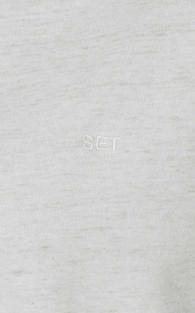 Heavyweight Sweats Zip Hoodie - Heather Grey - Image 3